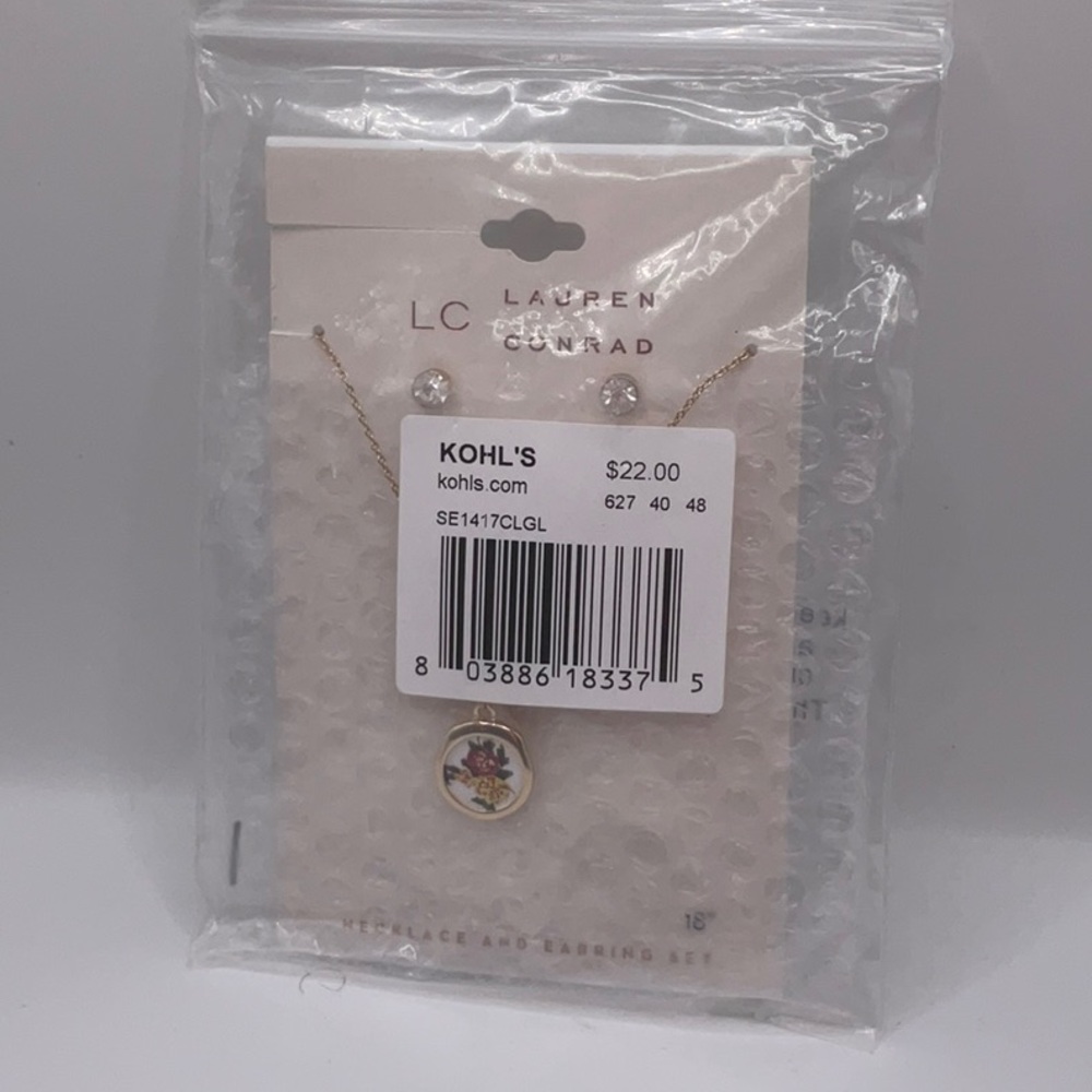 LC Lauren Conrad necklace and earring set